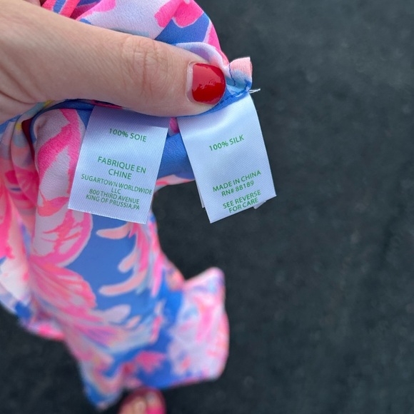 Lilly Pulitzer Elsa Top, New, Bay Dreamin, Size XS - Picture 2 of 5